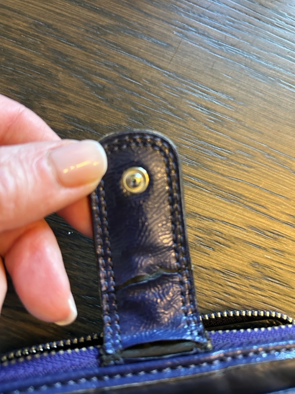 Coach Poppy Ikat Multicolor Canvas Zip Around Compact Wallet - Picture 9 of 9